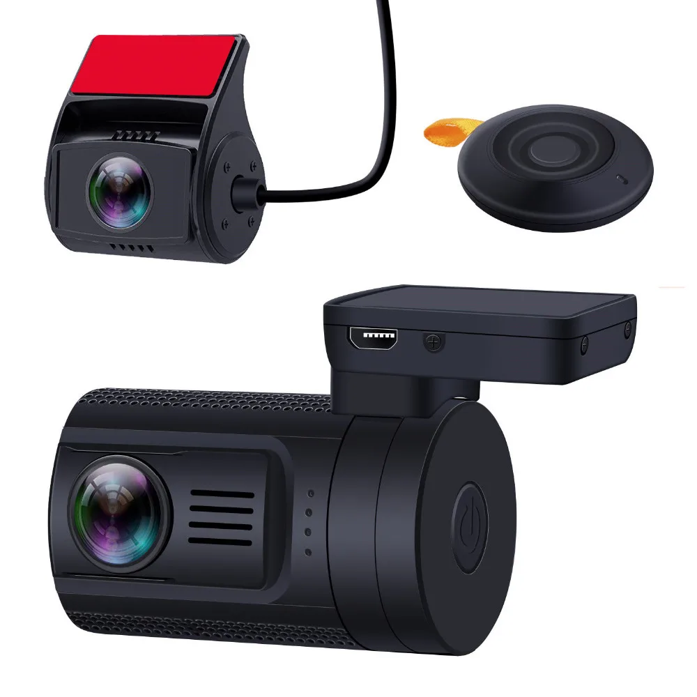 Blueskysea Оригинальный мини видеорегистратор 1080P Двойной Автомобильный GPS DVR
