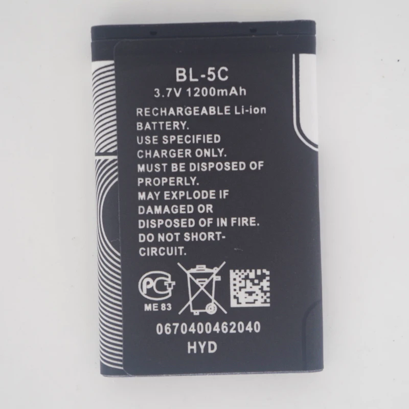 3,7 v li po литий-ионные батареи Литий-полимерный аккумулятор 3 7 v lipo литий-ионный перезаряжаемый литий-ионный аккумулятор для BL5c 1200 mAH bl5c