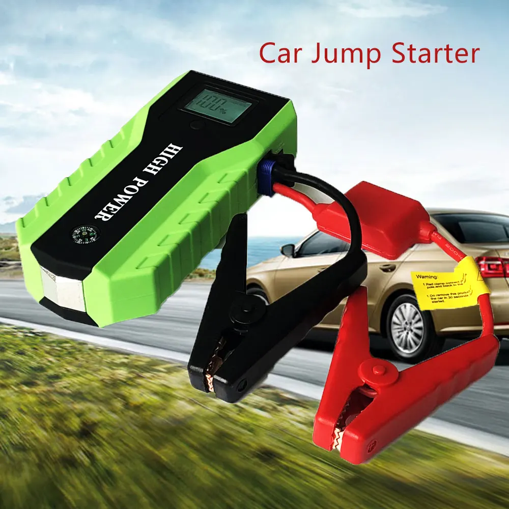 GKFLY Многофункциональный стартер скачка 1000A 12V 2USB 600A Портативный автомобиля Батарея усилитель Зарядное устройство усилитель Мощность power Bank пусковое устройство