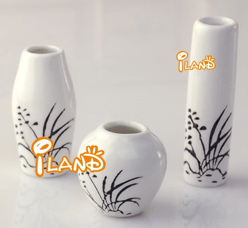 

Cute MINI Dollhouse Miniature Furniture accessories dollhouse vase(5)