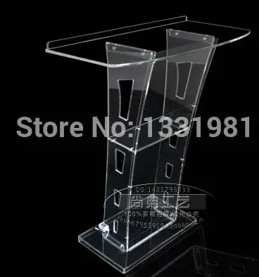 Бесплатная доставка Акриловые Настольные кафедры лидер продаж для церкви|Стойки