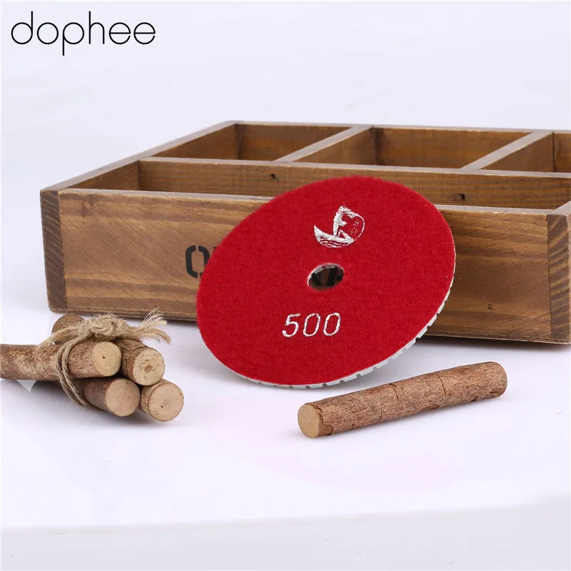 Алмазные полировальные колодки dophee диск 100 мм/4 дюйма шлифовальный #500