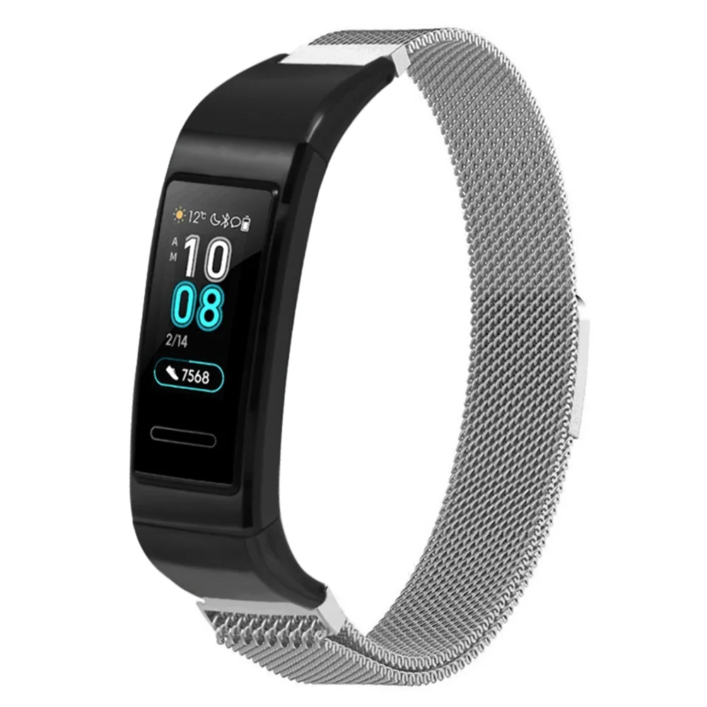 FIFATA металлический браслет из нержавеющей стали для huawei Band 3, умный Браслет для huawei Band 3 Pro, сменный ремешок для часов, аксессуары