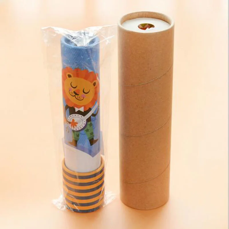 Калейдоскоп с героями мультфильмов 1 шт. Детские интерактивные научные