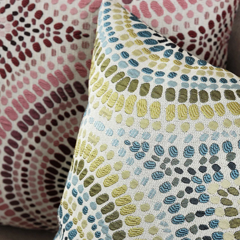 Junwell Полиэстеровая жаккардовая Подушка для дивана офисная задняя плетеная Coussin