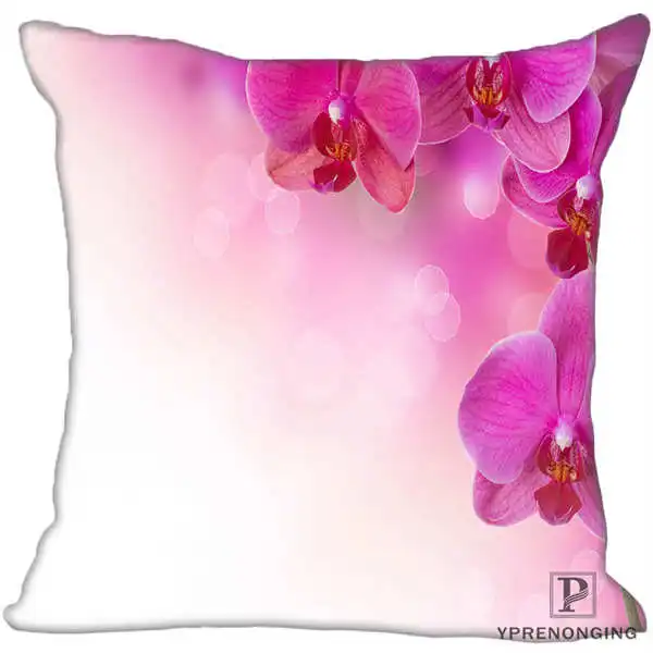 Square Pillowcases Заказная декоративная наволочка маленькая Орхидея квадратная на молнии Наволочки Чехол 35X35,40x40,45x45 см(одна сторона) 180522-01-09 - Цвет: Square Pillowcases