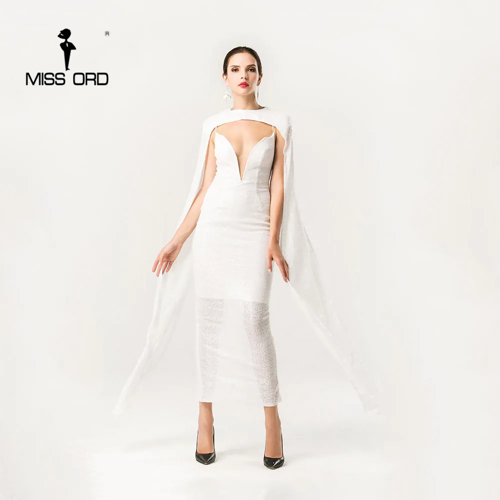 Женское платье без рукавов Missord с v образным вырезом и ангельскими крыльями