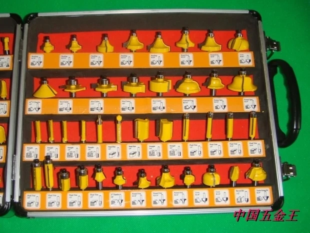 Профессиональный набор фрез из карбида вольфрама 100 шт. 1/4 дюйма алюминиевый