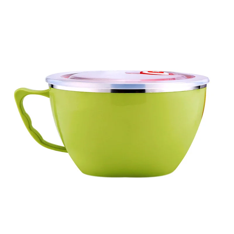 Ланч-бокс Из Нержавеющей Стали Миски для супа пасты с крышкой и ручкой