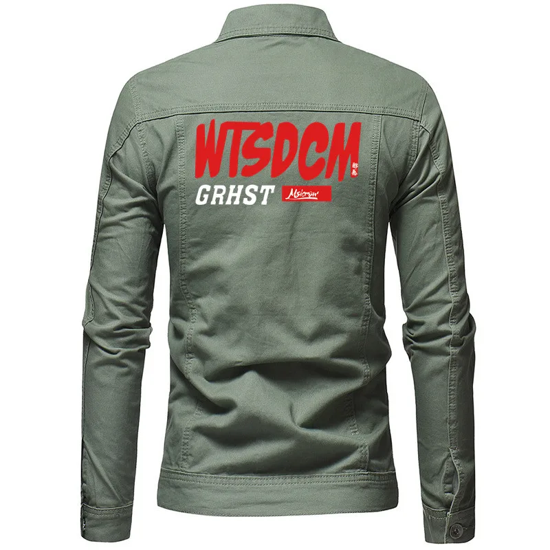 Мужская повседневная куртка с принтом 2019 | одежда