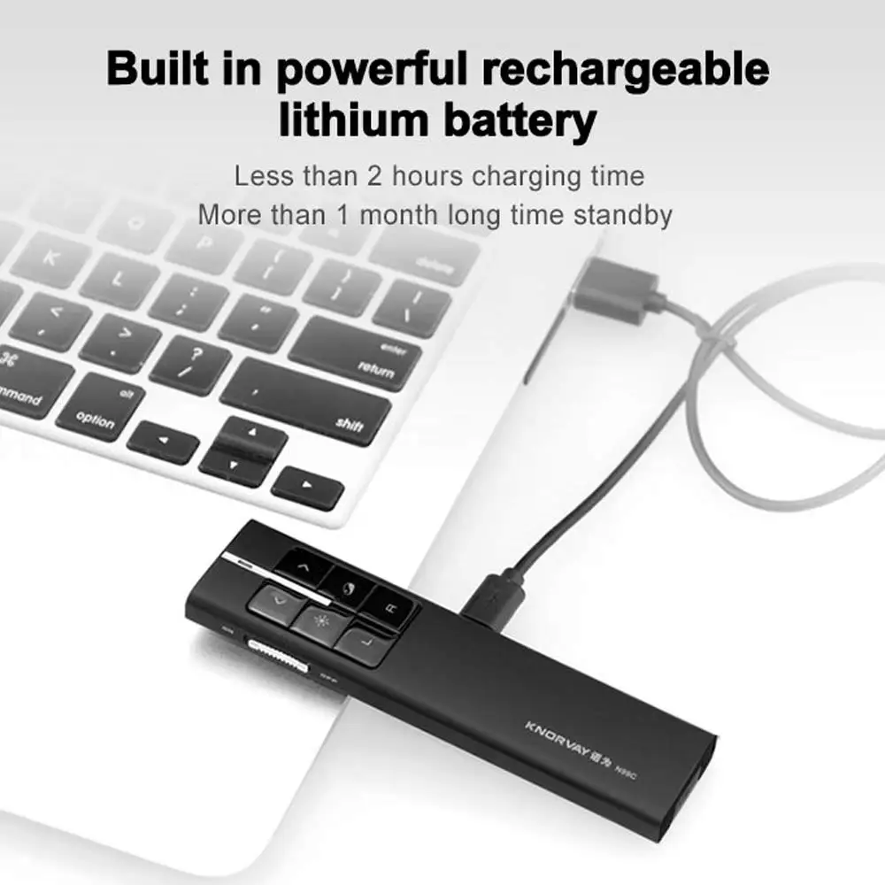 FELYBY N99C беспроводной ведущий с воздушной мышью 2 4 ГГц перезаряжаемая PPT