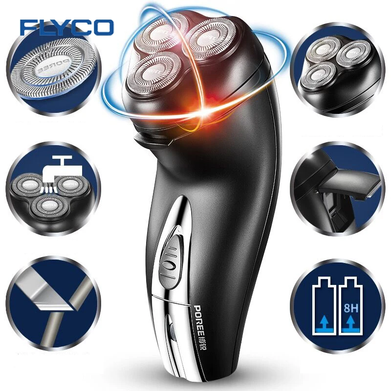 Flyco Для мужчин s электрическая бритва Уход за лицом станок для бритья тела