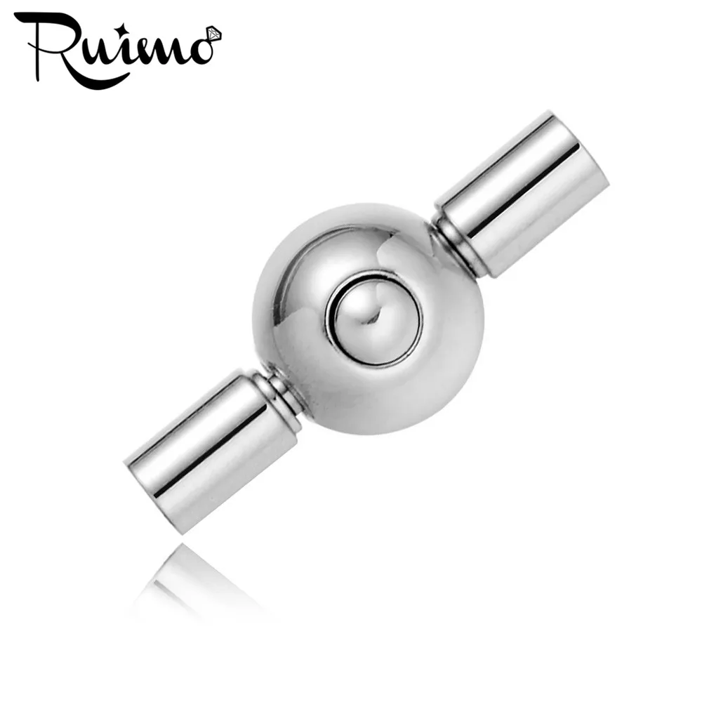Женский браслет RUIMO из нержавеющей стали 316L с бусинами розовый натуральной кожи |