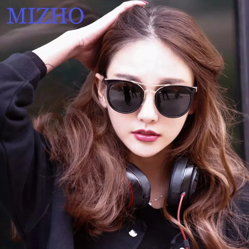 MIZHO высококачественные антибликовые HD Ретро Венди солнцезащитные очки кошачий глаз Зеркальные рolaroid антибликовые oculos de sol с оригинальной коробкой