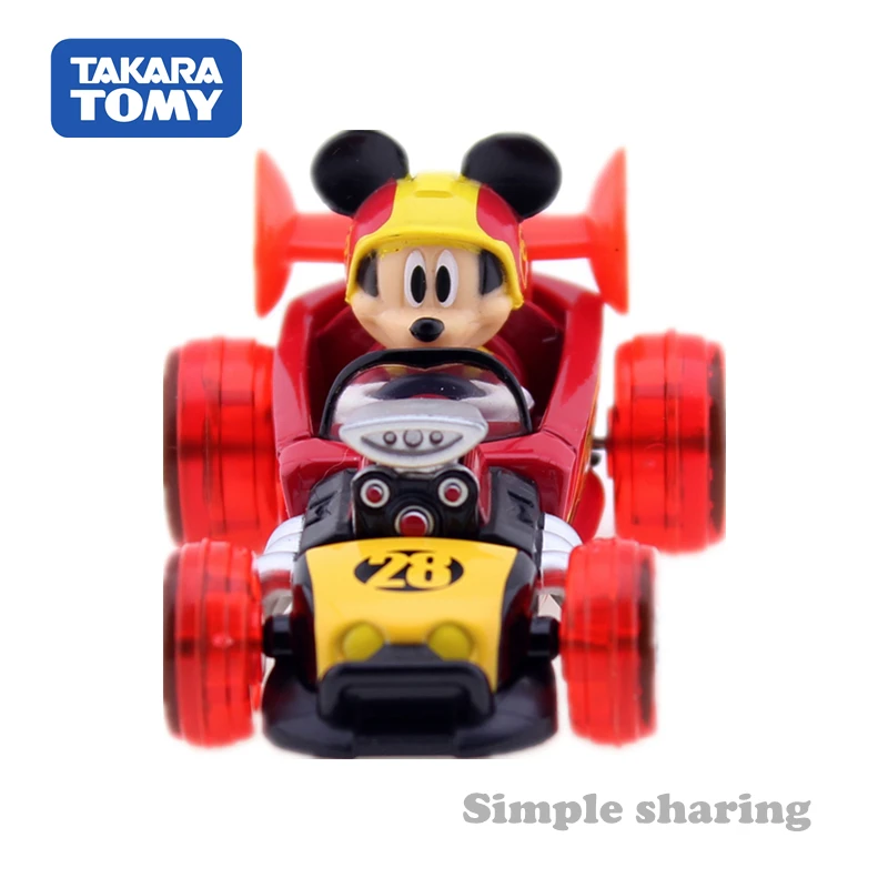 Takara Tomy Tomica Disney Микки Маус и Road Racers MRR 09 горячий стержень мотор автомобиль литая