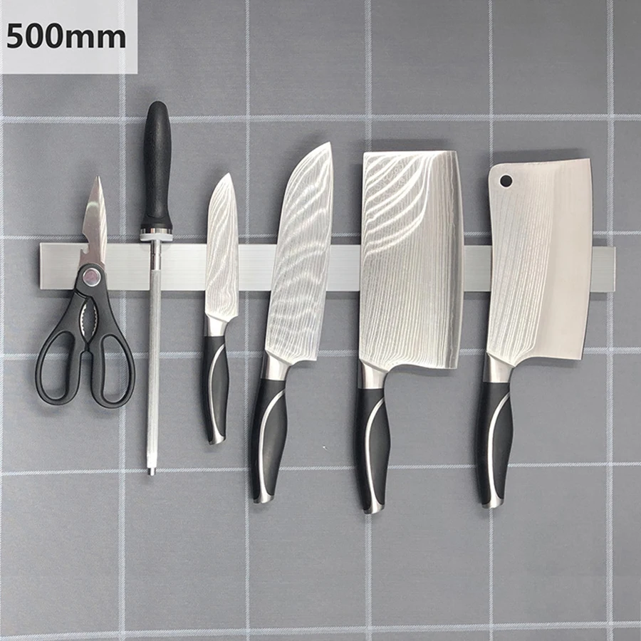 Semai нержавеющая сталь премиум класса магнитная подставка для ножей удар