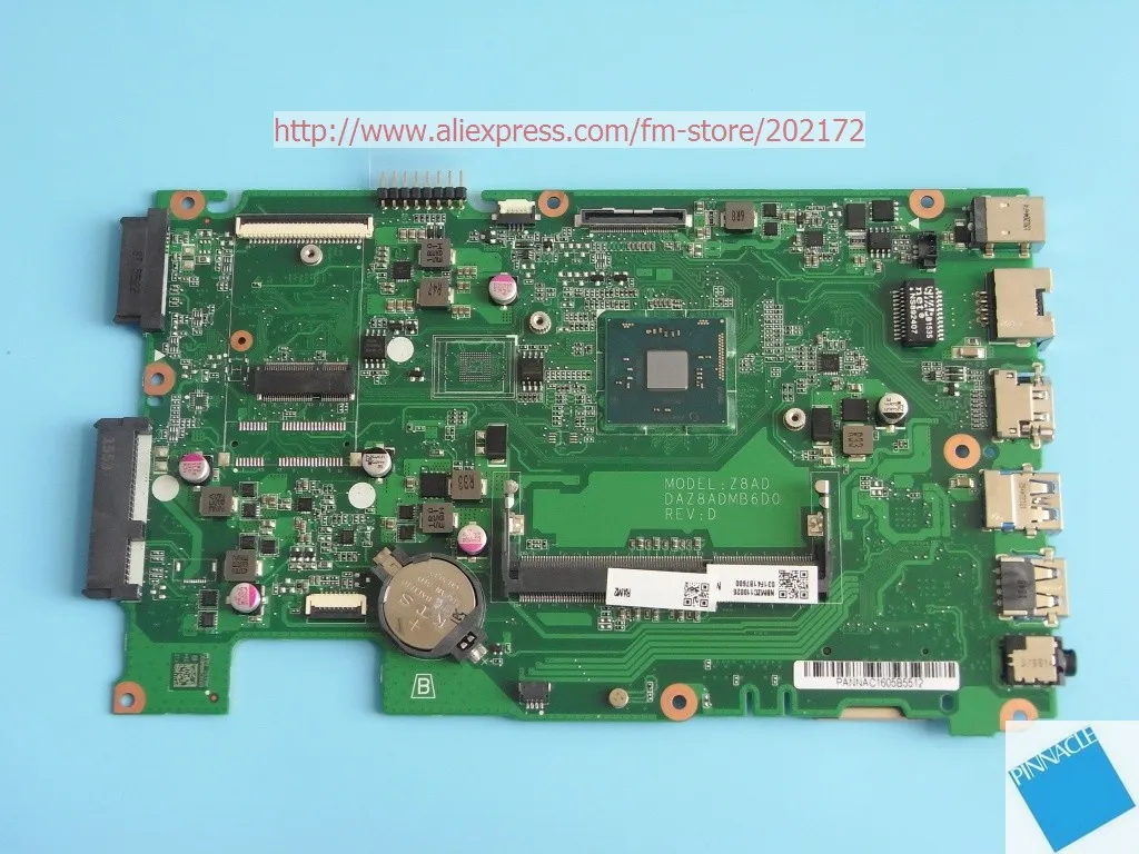 

NEW NBMZC11002 Motherboard for Acer Aspire ES1-431 /W N3150 CPU DAZ8ADMB6D0 Z8AD