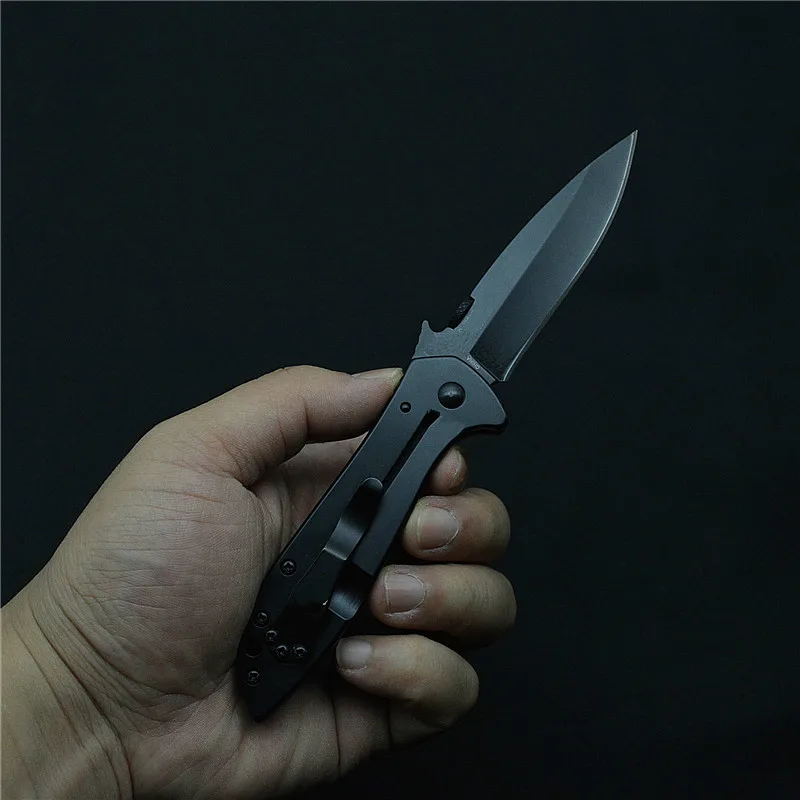 Поо KX 6054 складной нож 8Cr13MoV лезвие полностью стальной + G10 Ручка Кемпинг Охота