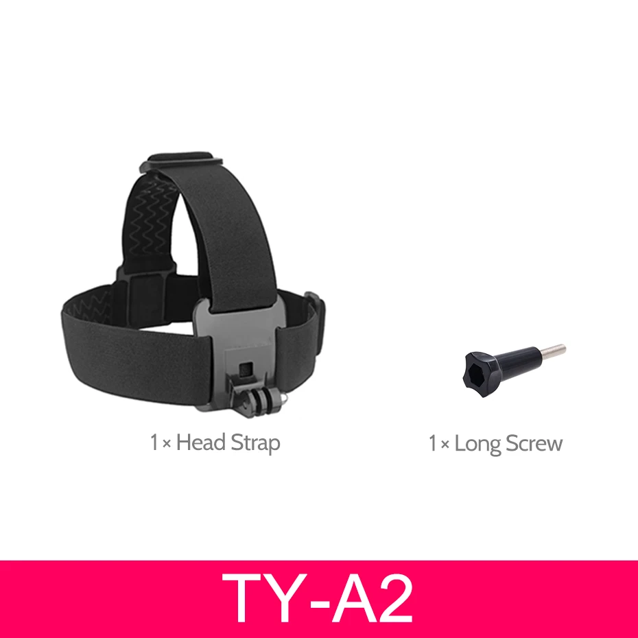 TY-A2 Эластичный нагрудный регулируемый ремешок на голову для Gopro Hero 6/5 SJCAM SJ4000 SJ5000 для Xiaomi Yi 4k Аксессуары для экшн-камеры - Цвет: TY-A2