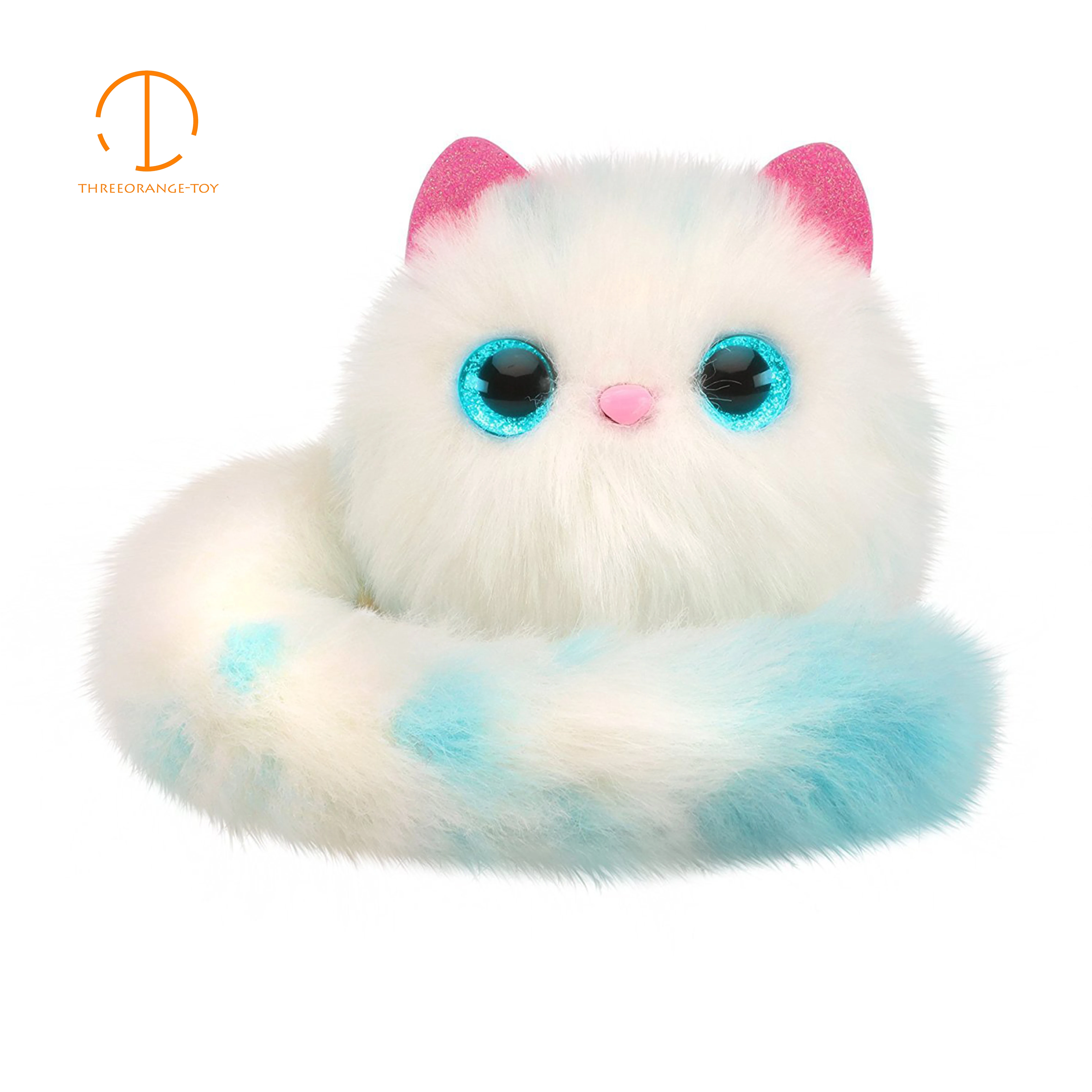 7 типы Led plüschtier Плюшевые cat звук говоря флэш куклы красочные чучело кошки подарок