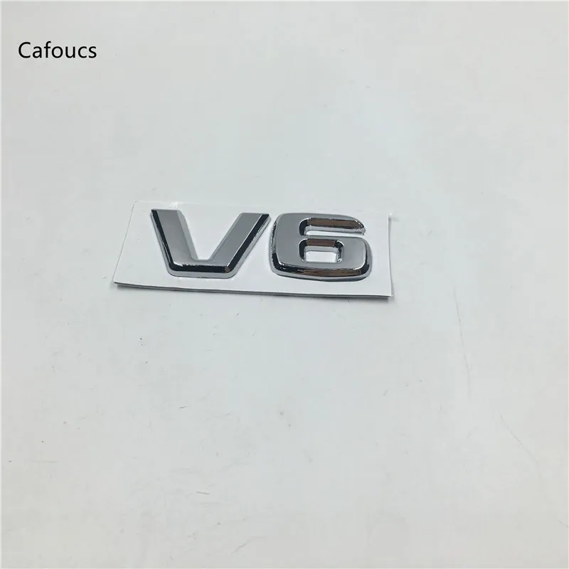 Cafoucs для Mercedes Benz AMG V6 V8 компрессор, логотипы марок машин из АБС-пластика Пластик буквами логотипами багажник хвост крыло наклейки