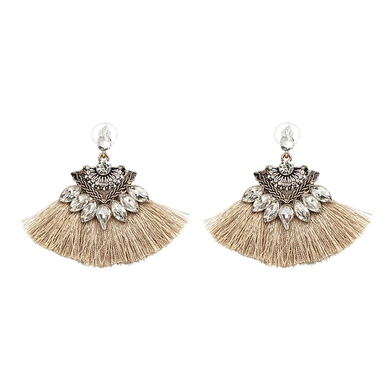 New Women Brand Boho Drop Dangle Fringe Earring Vintage Ethnic Statement Tassel Earrings Fashion Jewelry Charms Brincos | Украшения и