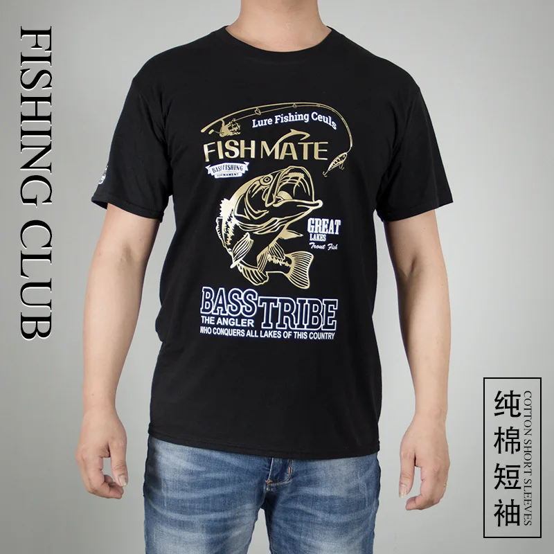 Новинка Спортивная футболка с коротким рукавом для рыбалки на открытом воздухе