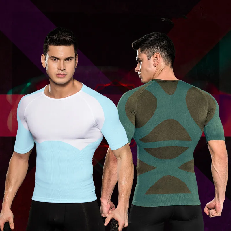 Корректирующее устройство для тела мужчин белье живота Утягивающее живот черный