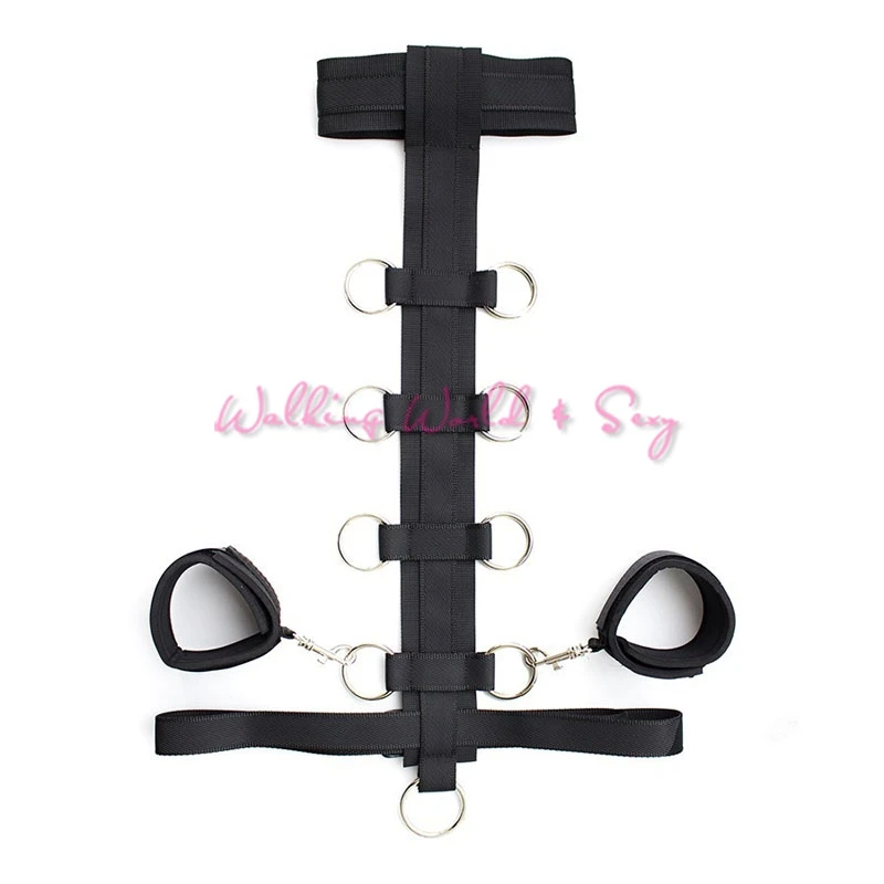 Нейлоновый ошейник на руку наручные манжеты фетиш раб жгут для бондажа взрослые