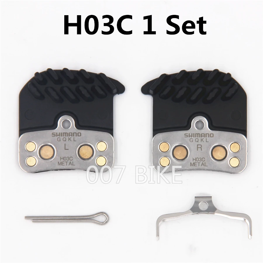 SHIMANO H03C Металлические тормозные колодки DEORE XT ST ZEE H03A H01A D01S D03S охлаждающие плавники Ice Tech тормозные колодки M8020 M820 M640 тормозные колодки