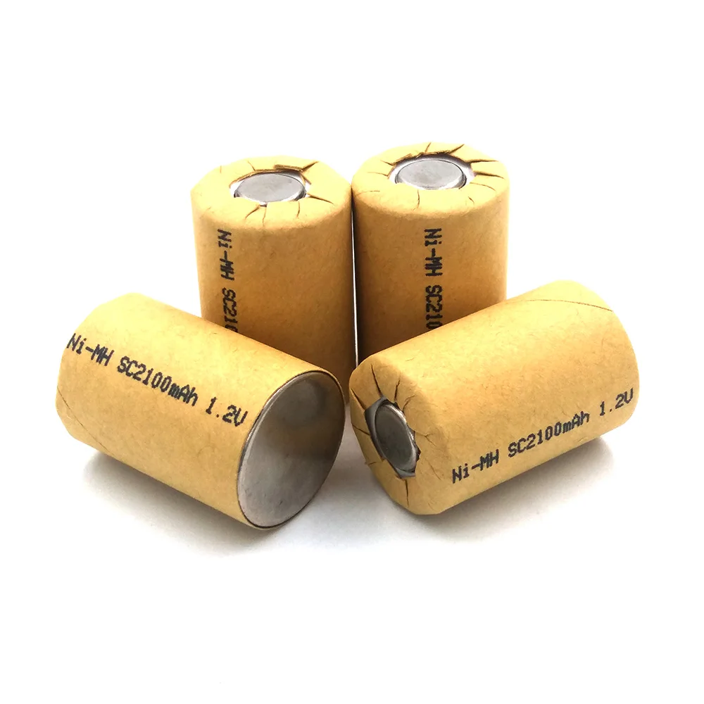 Батарея питания, 4/5 SC2100mAh 4 шт, Ni-MH, power Cell, аккумуляторная батарея, скорость разряда 15C, батарея электроинструмента, батарея, ячейка