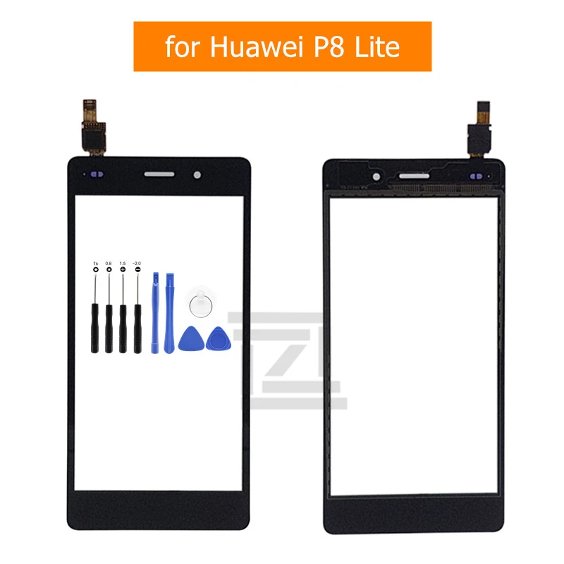 Крышка передней стеклянной панели сенсорного экрана для Huawei P8 Lite внешняя