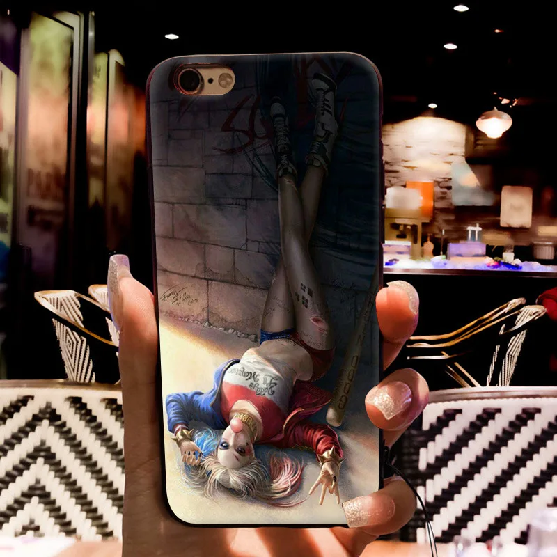 MaiYaca Харли Куинн самоубийцы Отряд Джокер Wink Coque чехол для телефона iphone 11 Pro 8 7 6 6S Plus X 5s SE XR