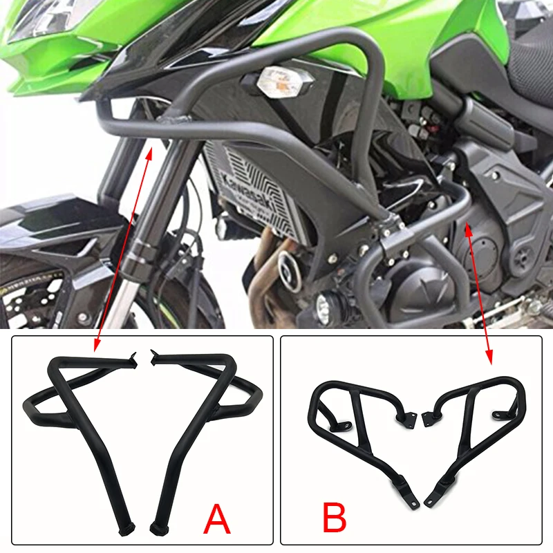 Передняя верхняя защита двигателя для Kawasaki Versys 650 2015 2016 ремонт шоссе бака рамы