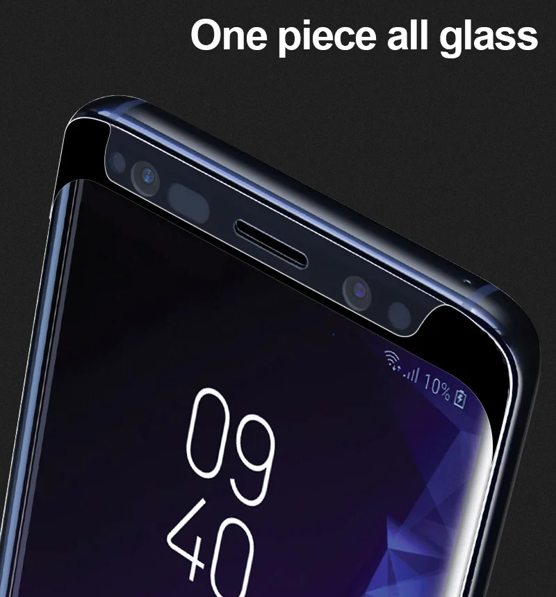 TOMKAS 5D Защита экрана для samsung Galaxy S9 стекло 3D изогнутые края легко установить для samsung S8 Plus S9 Plus закаленное стекло
