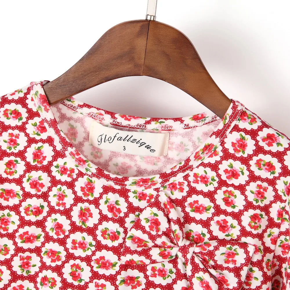 Рождественское платье для девочек зимнее бальное 2018 осень с длинным рукавом