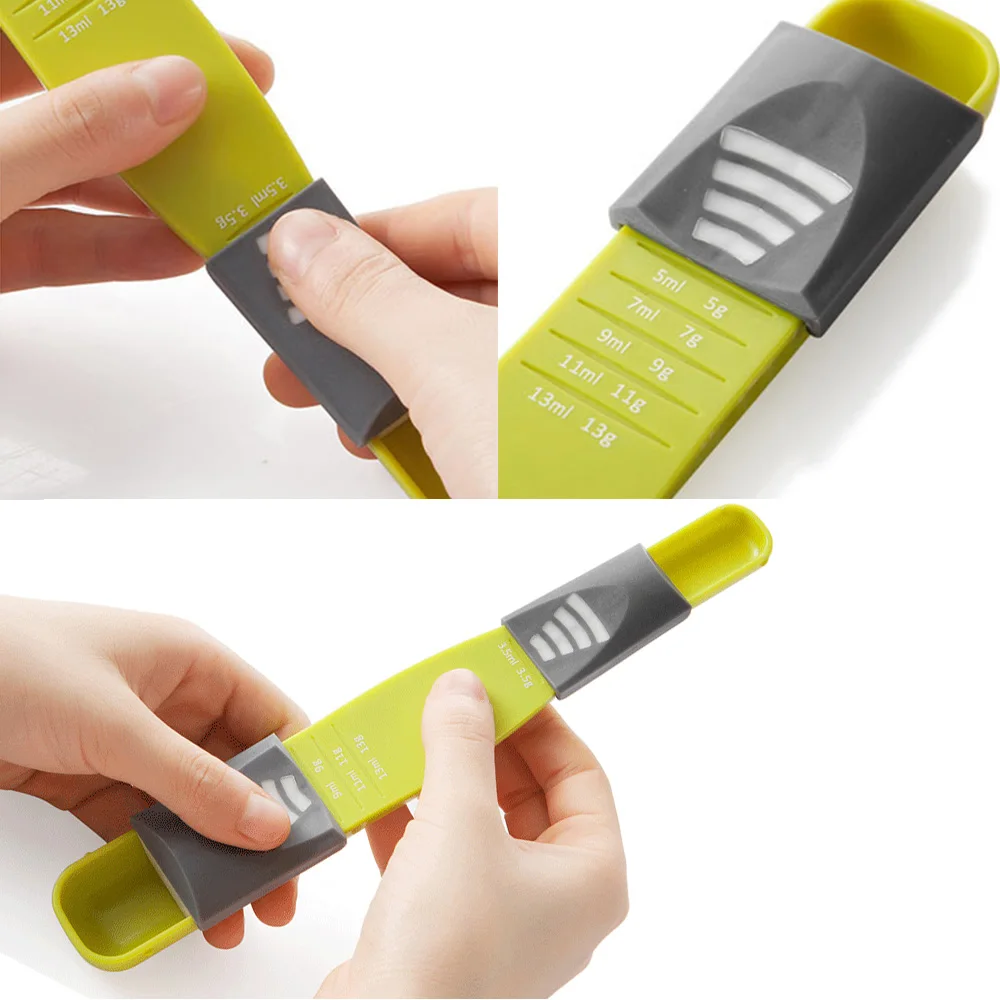 Мерный стакан с двумя головками восемь регулируемых пилок мерная ложка-весы