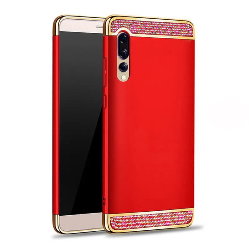 Цветной Кристальный чехол для Huawei P20 Lite pro Honor 8X 8C противоударный Жесткий ПК