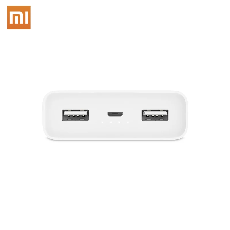 Xiao mi mi power Bank 2C 18 Вт Высокая емкость 20000 мАч поддержка QC3.0 двойной USB быстрая зарядка портативный внешний аккумулятор быстрая зарядка