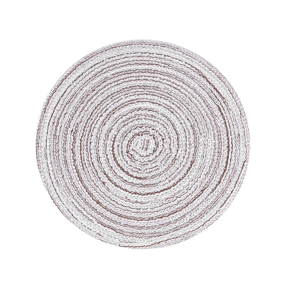 Набор ковриков для столовых приборов набор с горячей изоляцией круглая нить