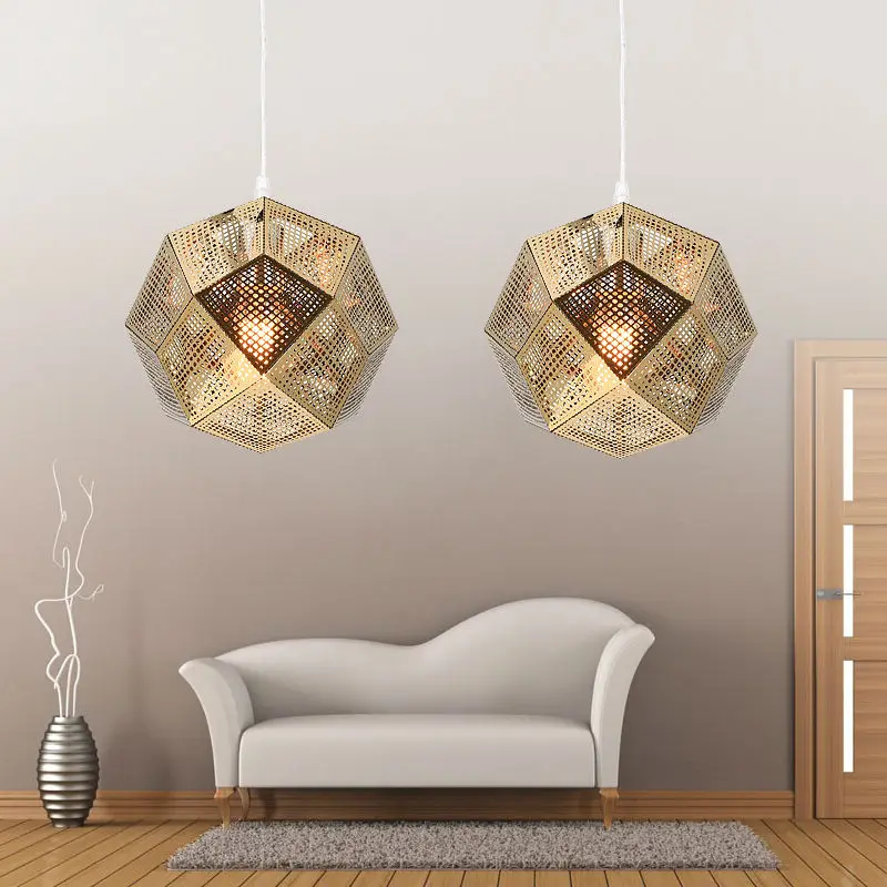 

Modern chandelier Light single Heads Hanging Lamps For Living Room kitchen Design Vintage Adjusted heigth gold Lamp Dimmable