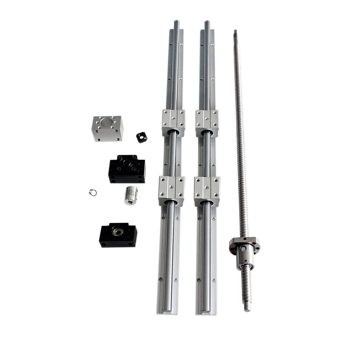 2xSBR12 w 4xSBR12UU линейный рельсовый шариковый винт SFU RM1204 300 400 500 550 600 800 1000 1500 мм + BK/BF10