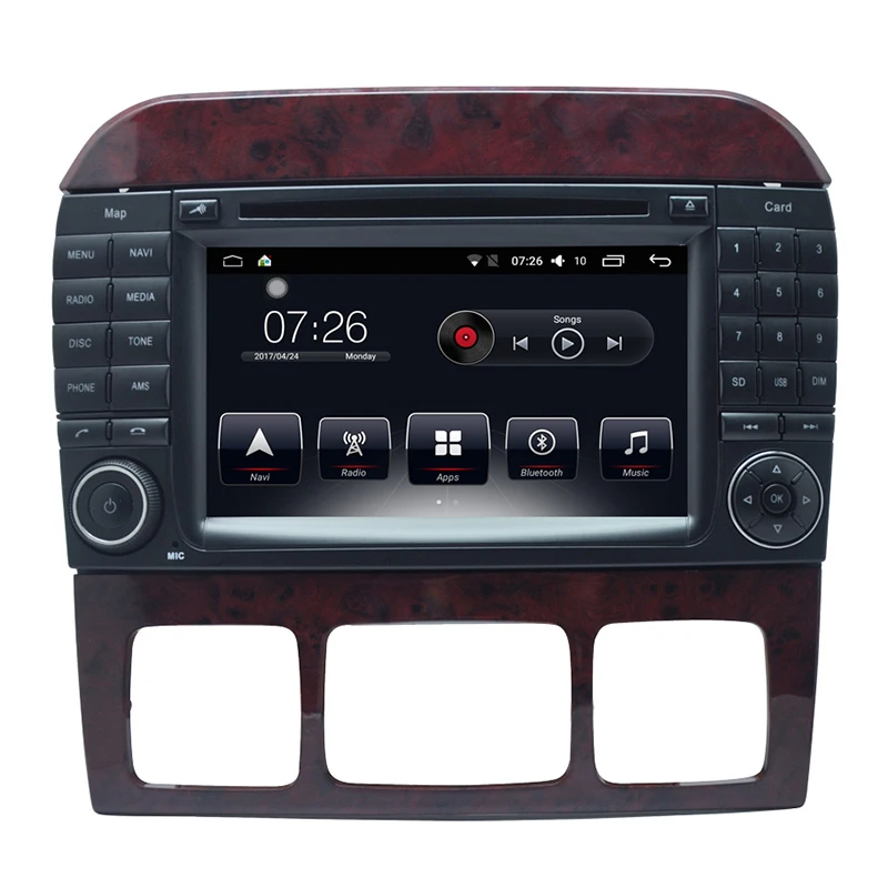 Android 2Din 7inch DVD Car Audio Navigation System For Benz S W220 (1999-2006) CL-W215(1998-2005) With Multimedia Playe | Автомобили и