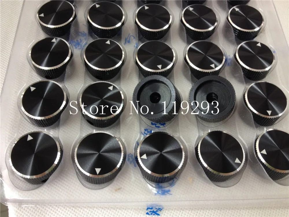 [BELLA]All aluminum black knob cap holes were 6MM 6.4MM diameter 25MMX15MM--10pcs/lot | Обустройство дома