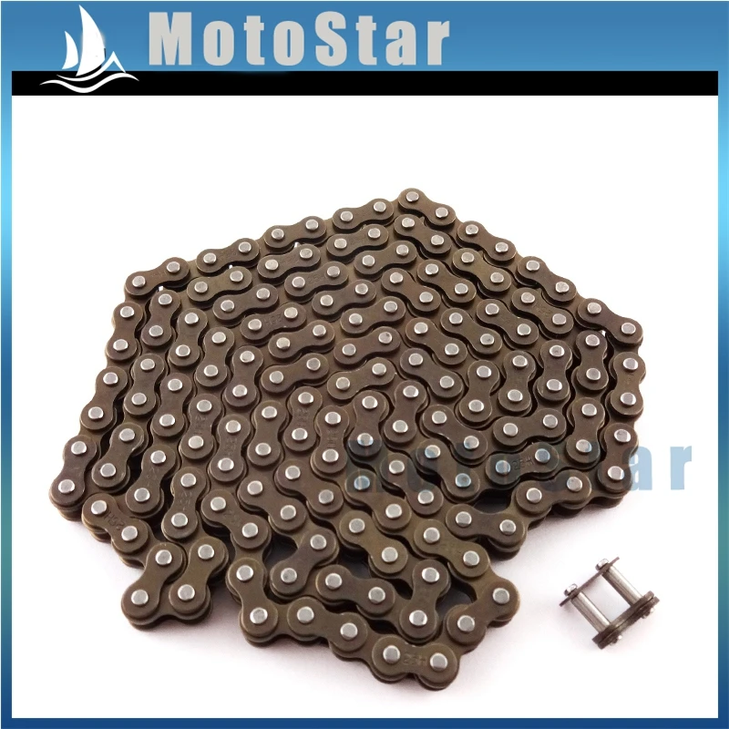 25H 158 Links Sprocket Chain With Spare Master Link For 47cc 49cc 2 Stroke Pocket Bike Dirt ATV Quad 4 Wheeler Mini Moto | Автомобили и