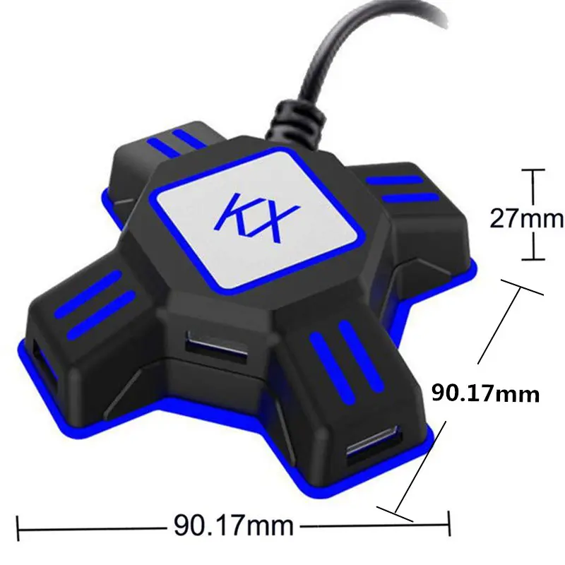 KX USB адаптер для игровых контроллеров конвертер видео игровая клавиатура мышь