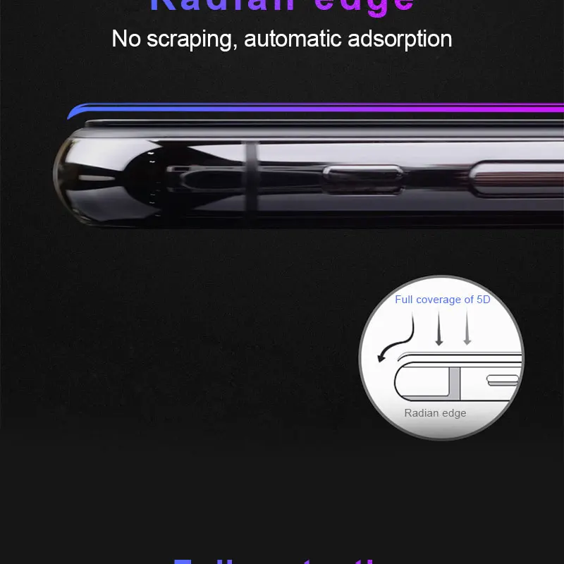 BXE 5D Полное покрытие экрана протектор для iPhone 11 Pro XR XS Max 6 6s 7 8 Plus закаленное стекло для iPhone 6 XS 3D стеклянная пленка