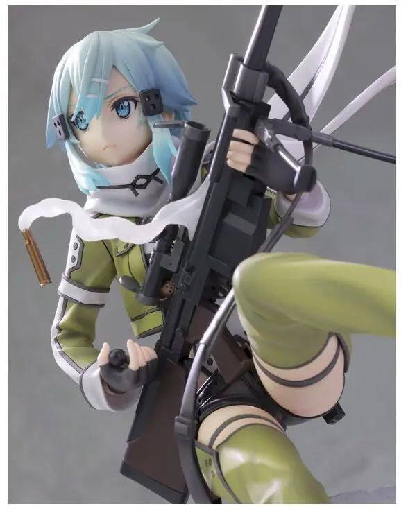 Аниме меч искусство онлайн игры II пистолет Gale Online GGO Asada shino фигурка Синон