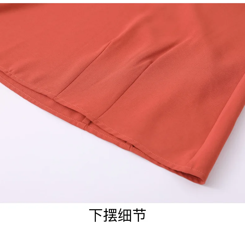 TUHAO Летняя Повседневная оранжевая блузка размера плюс 10XL 9XL 8XL женская одежда больших размеров 7xl 6xl летние топы женские рубашки MS06