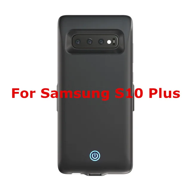 KQJYS 6000 мАч чехол для зарядного устройства для samsung Galaxy S10 Plus S10+ ультра тонкий внешний аккумулятор чехол для зарядки для samsung S10e - Цвет: For samsung s10 Plus